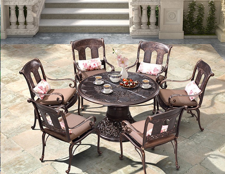 ガーデン家具セット Verona (Round table)