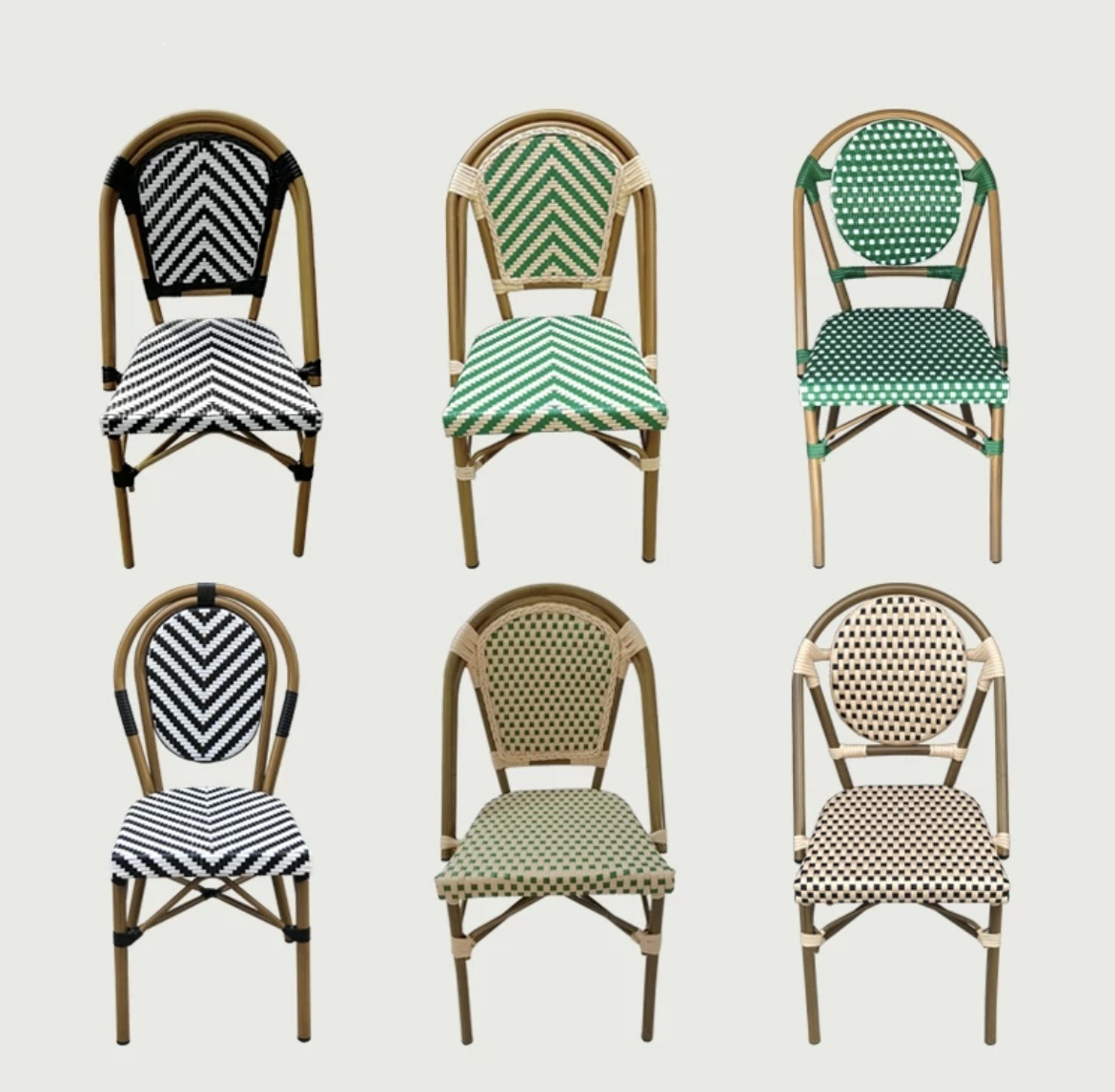 カフェ用の籐椅子 PARIS